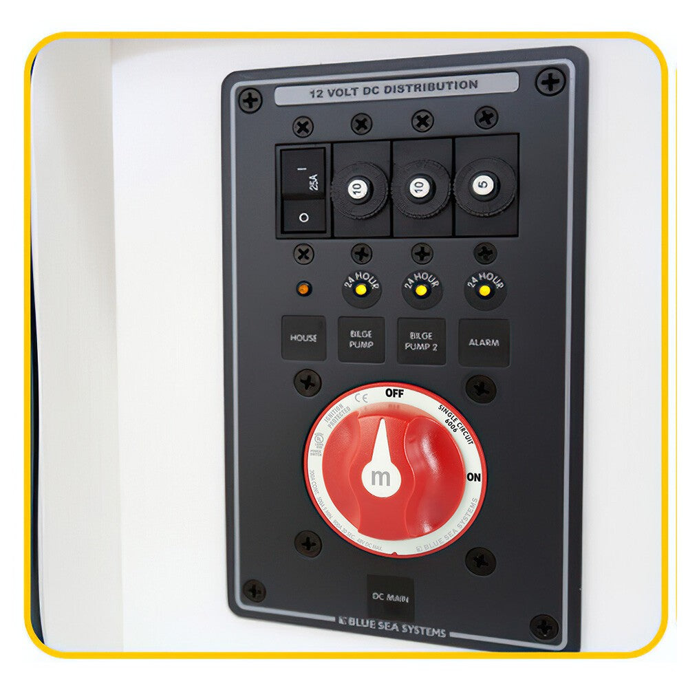 Blue Sea 6006 M-Series ON/OFF Battery Switch Single Circuit On/Off Marine Boat