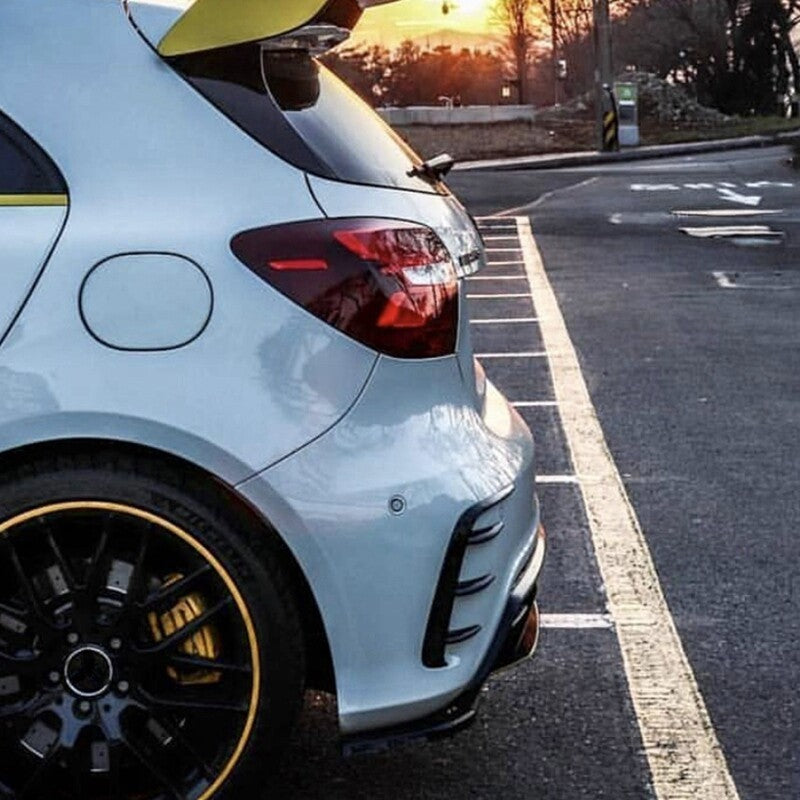 Rear Bumper Splitter Canard Trim For Mercedes Benz A Class W176 A200 A250 A45