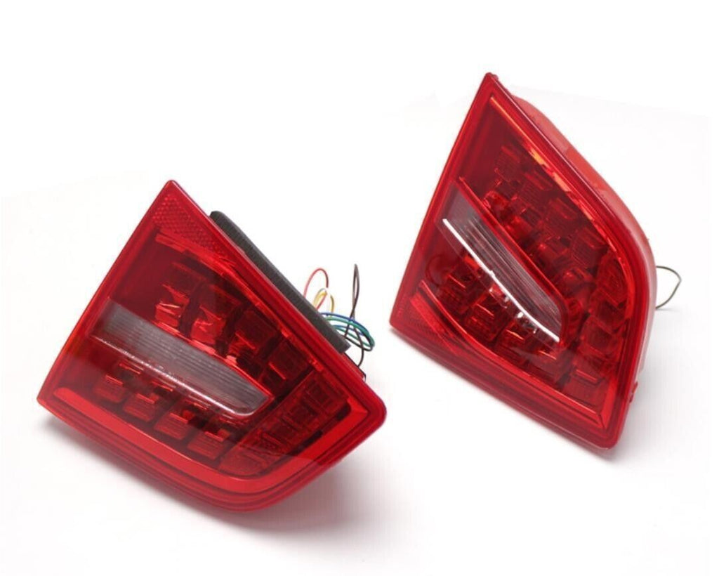 For Audi A6 S6 Saloon 2009-2011 LED Rear Outer Inner Tail Light Brake Lamp Set