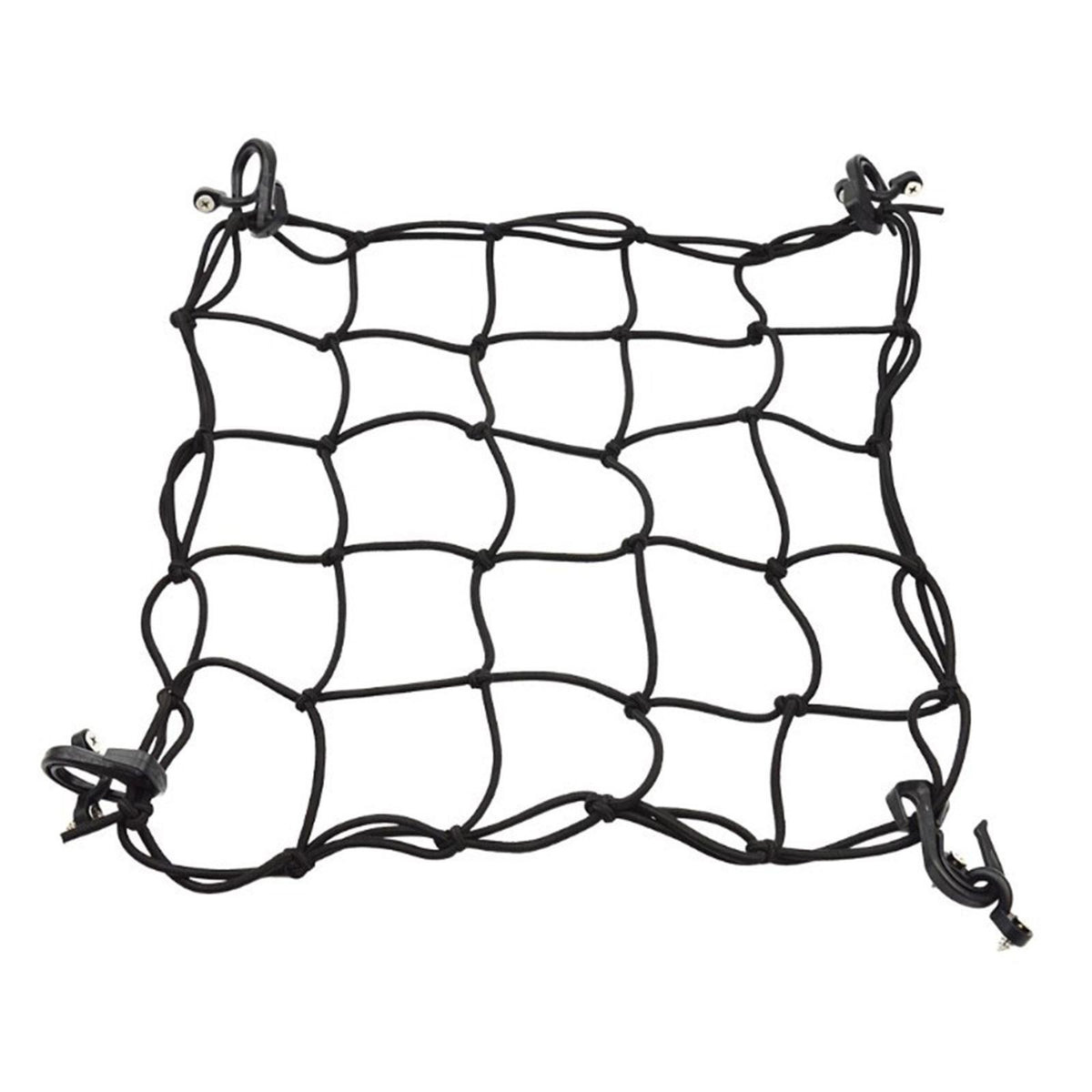 15"x15" Deck Cargo Net Kayak for Canoe Boat Lashing Hooks Bungee Fishing
