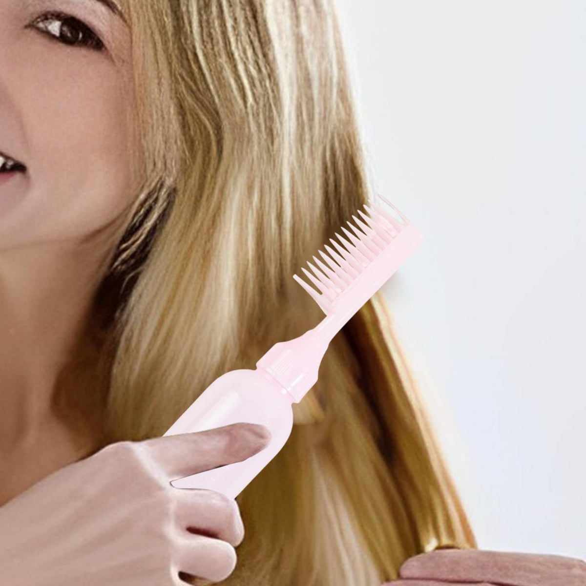 Comb Applicator Bottle Perming Hairdressing Tool Hair Coloring Dyeing