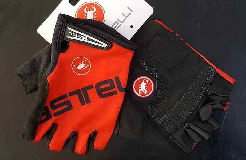 HALF FINGER CASTELLI ROSSO CORSA CLASSIC CYCLING BICYCLE GLOVES 5 Colours NEW