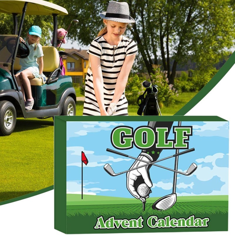 Golf Advent Calendar 2025, 24 Days Christmas Countdown Calendar with Golf Balls~
