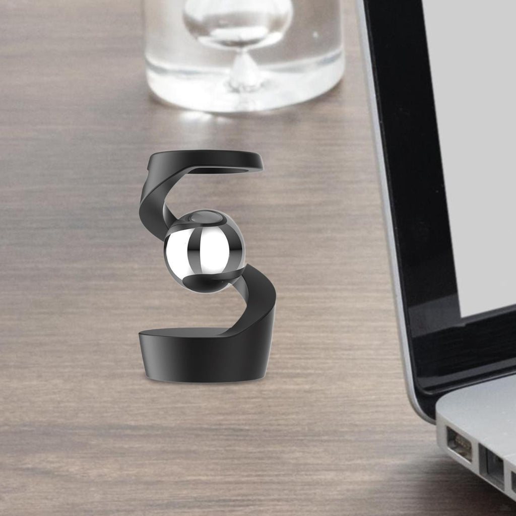 Gravity Defying Kinetic Desk Toy Metal for Adults Desktop Rotating Gyroscope