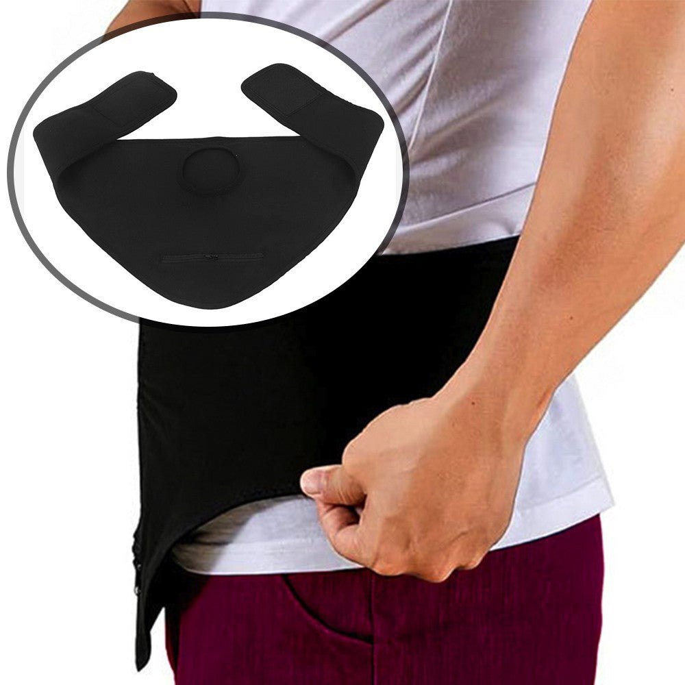 Generic Stoma Bag Stealth Belt Soft Oxford Fabric Stoma Bag Cover