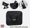 20'' Folding Bike Carrier Bicycle Transport Storage Bag Case Dust Cover UK