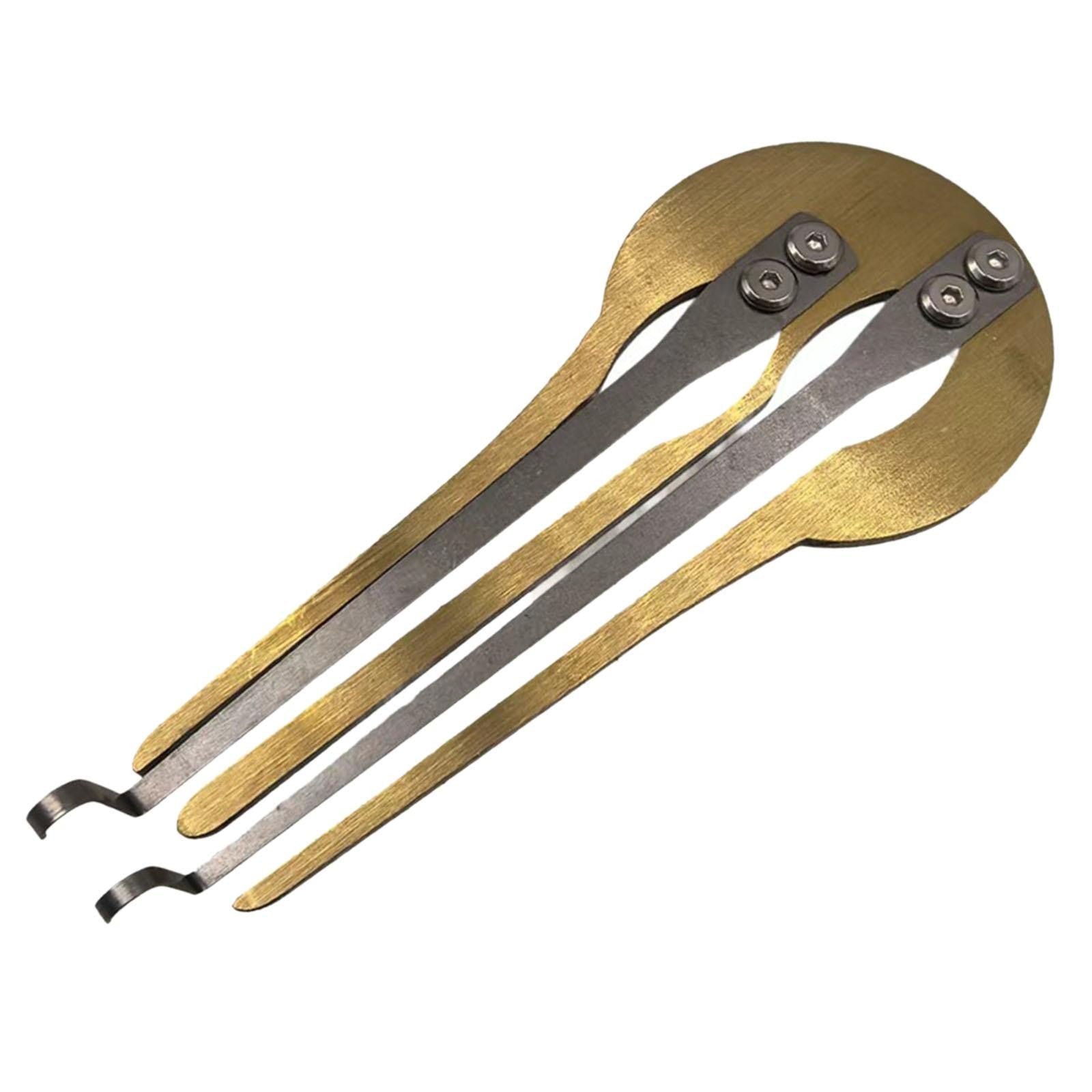 1 piece Portable Jaw Harp Double Tone Metal Ethnic Folk Instrument for Beginners
