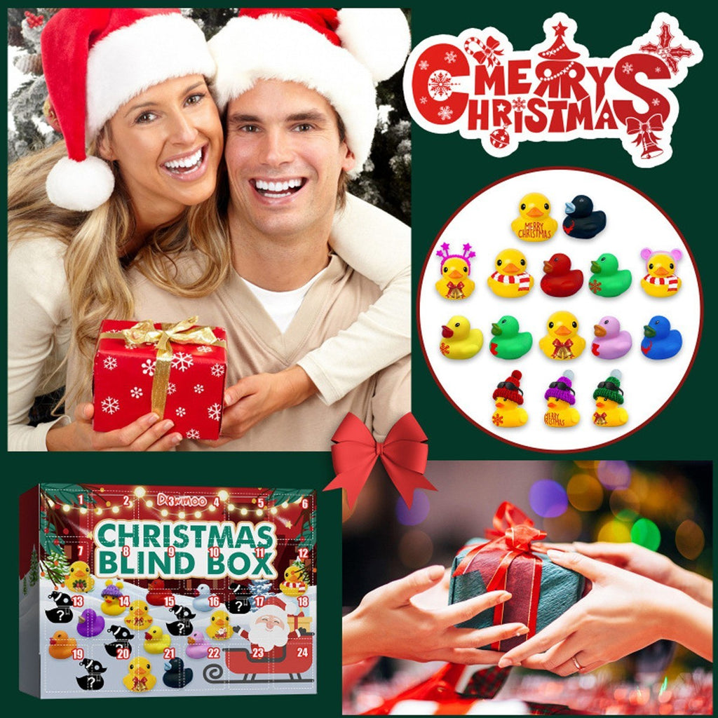 2026 Rubber Duck Christmas Advent Calendar Xmas Countdown 24 Days Bath Box Gift