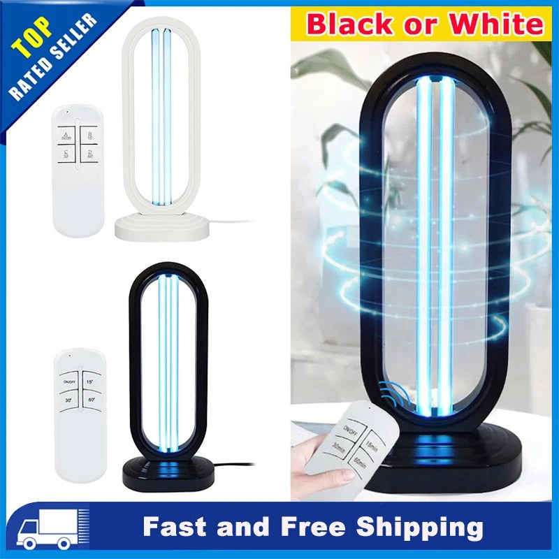 UV Bed Bug Killer Lamp With Remote Control 3 Timer Settings For Bedroom Cleaning