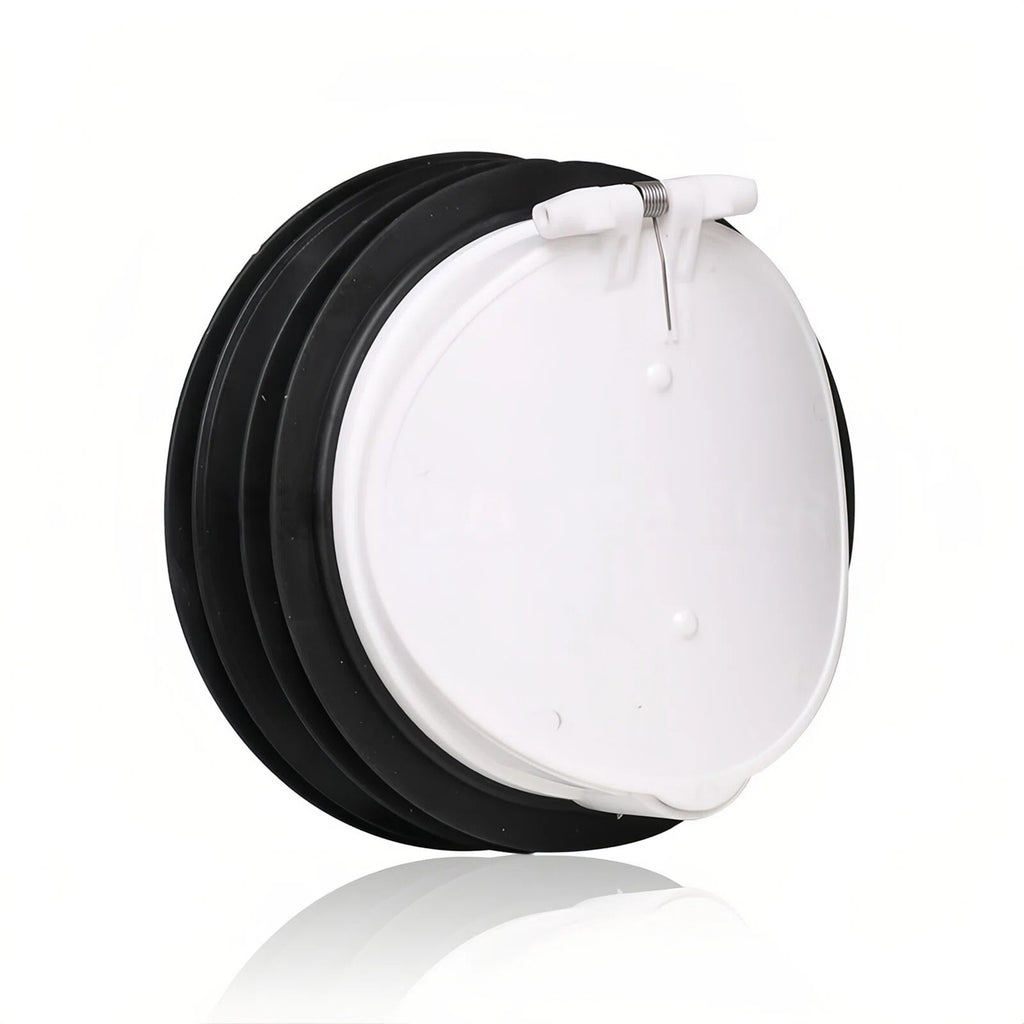 2pcs  110mm Sewer Drain Rat Blocker Anti-Rat Flap Non Return Valve 2.4 Inch