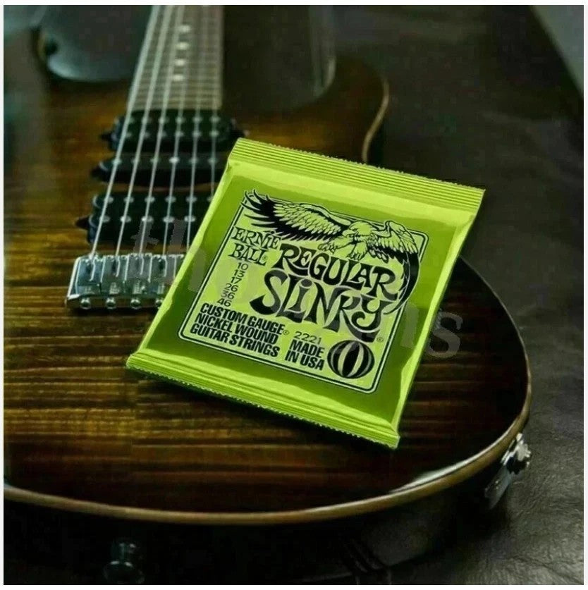 3Pack Ernie Ball Regular Slinky Nickel Wound Electric Guitar Strings 2221 10-46.