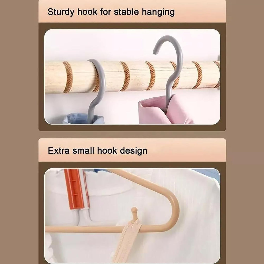12 Pack Foldable Coat Hanger,Portable Travel Hangers, Space Saving Fold in