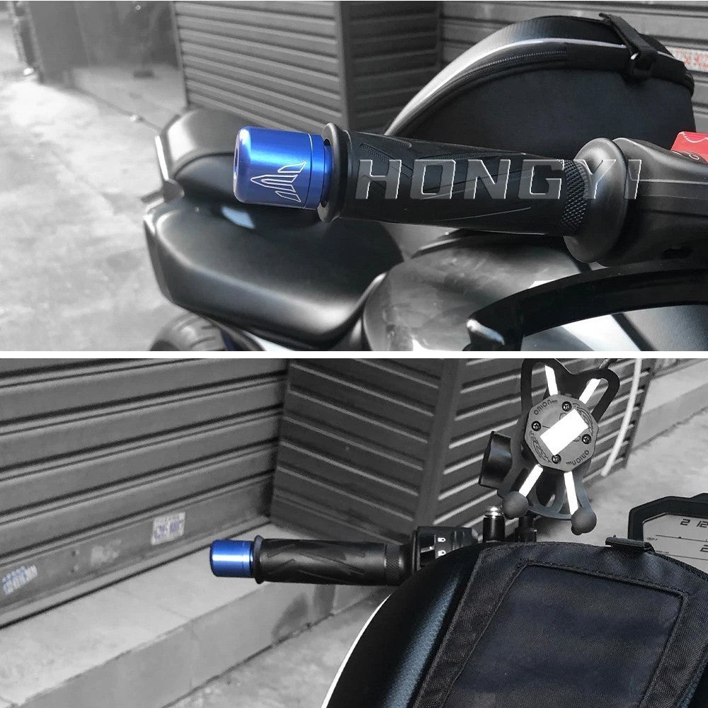 Handlebar Grip Bar Ends Cap Slider For Yamaha MT-07 09 10 MT-125 YZFR125 XJ6 XSR