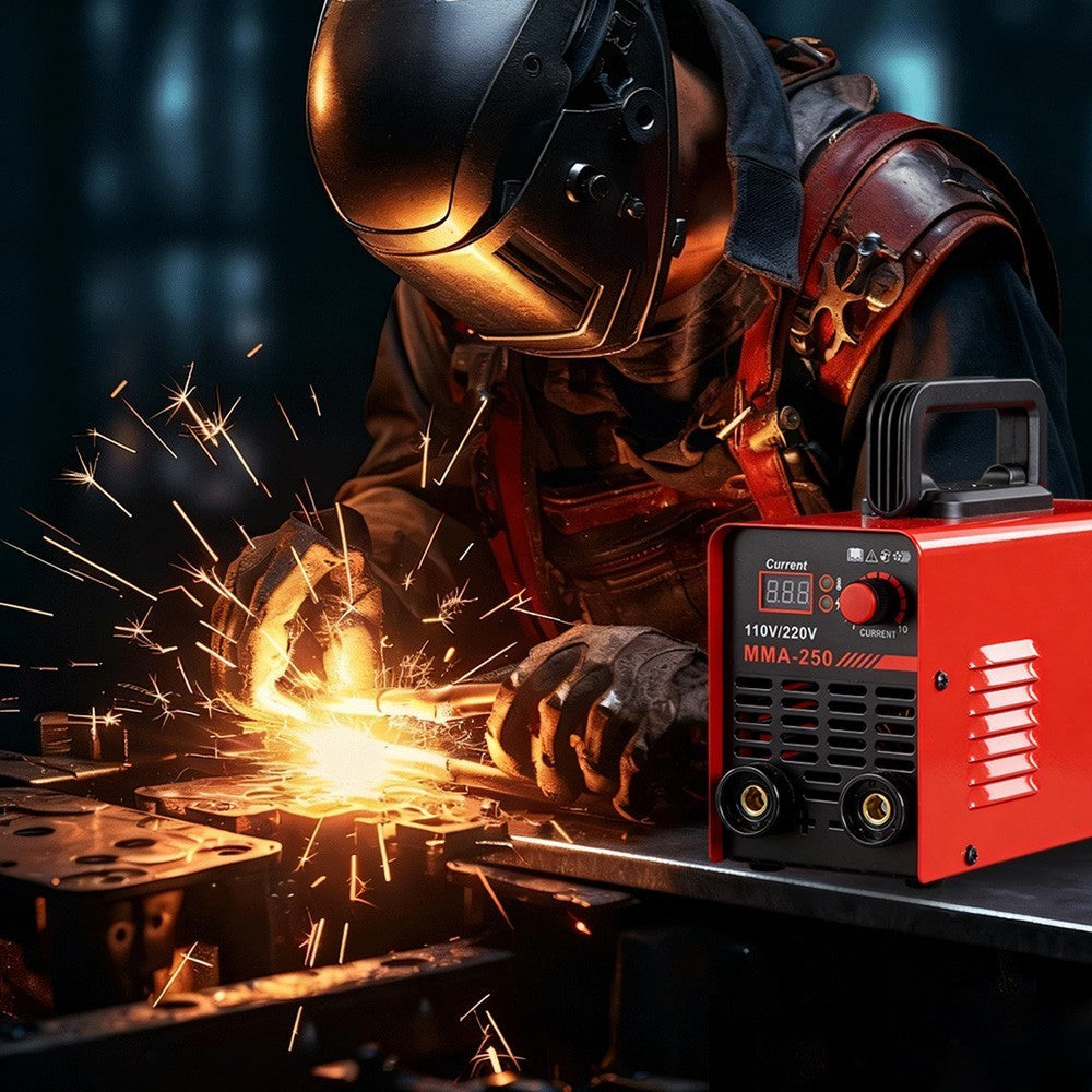ARC MMA-250 Amp IGBT Inverter Mini Portable Electric Welding Machine Welder UK