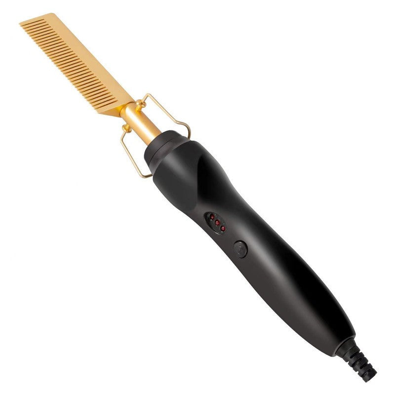 Hair Hot Comb Straightener Professional Press Comb Electric Hot Comb Portable