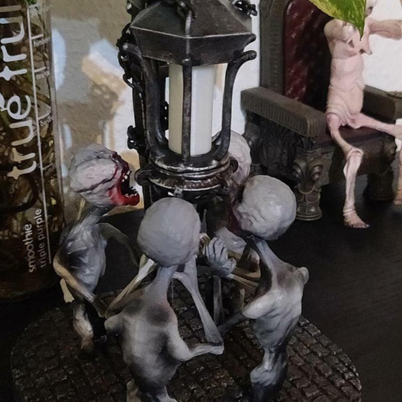 Bloodborne Lamp Night Light Art Figurines Checkpoints Home Ornament Decor D6T1