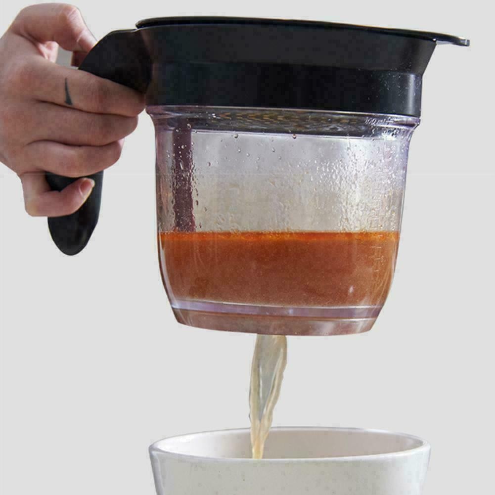 Fat Separator with Strainer Filter Gravy Fat Separator With Bottom Release