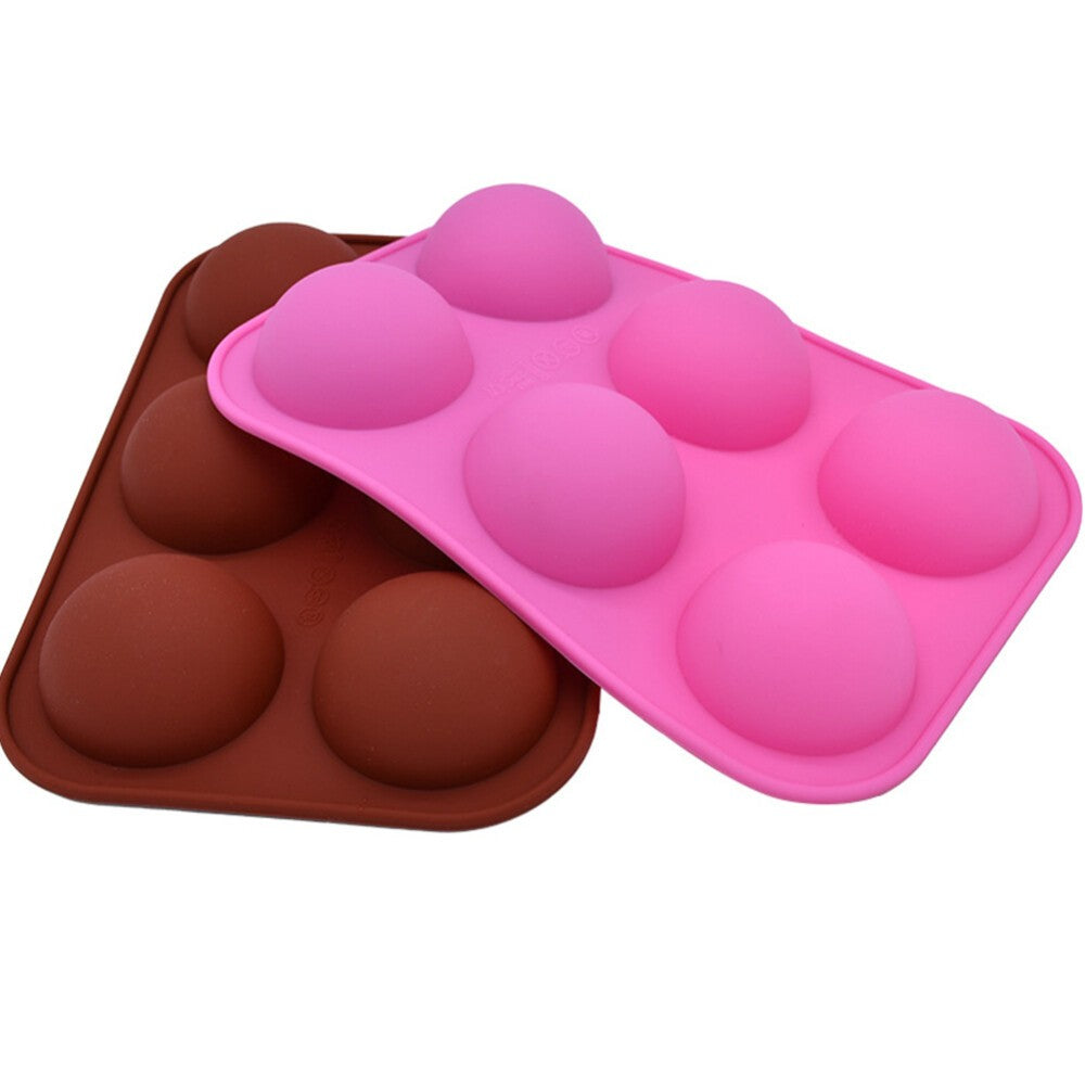 Semi Sphere Half Round Silicone Bakeware Mould Dome Chocolate Bombe Pan Baking
