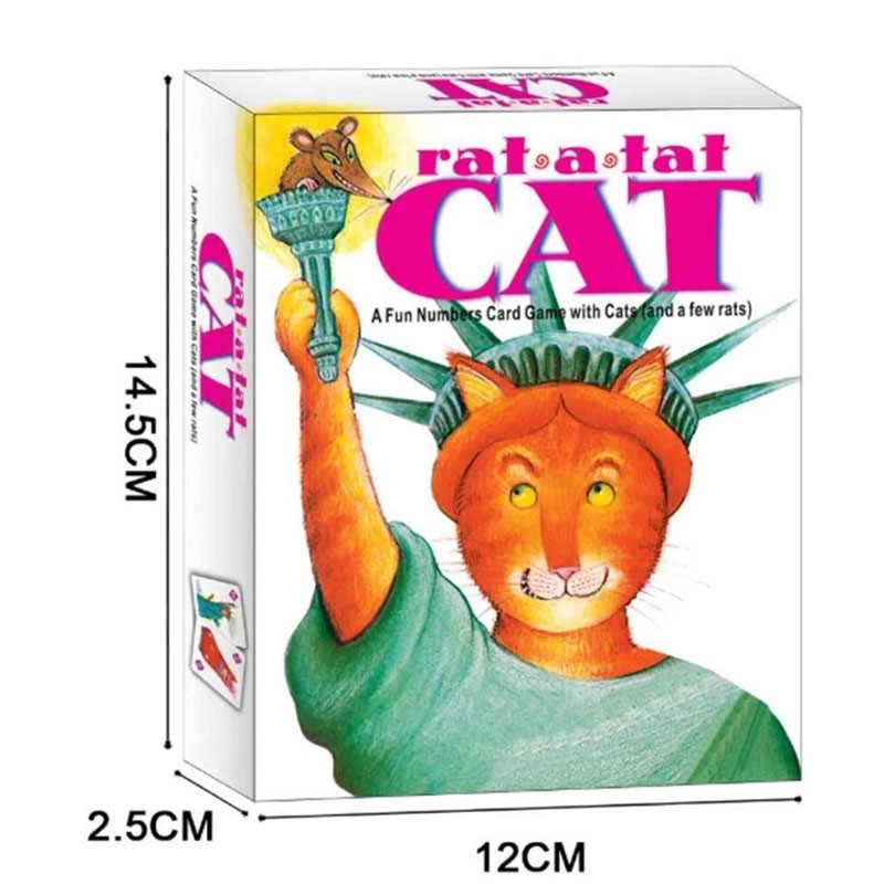 Rat A Tat Cat Funny Classic Family Party Board Cards Game Toy Kids Gift UK