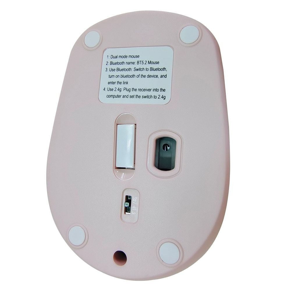 Rechargeable Bluetooth Mouse 2.4G+Bluetooth Computer Mouse Wireless Mouse