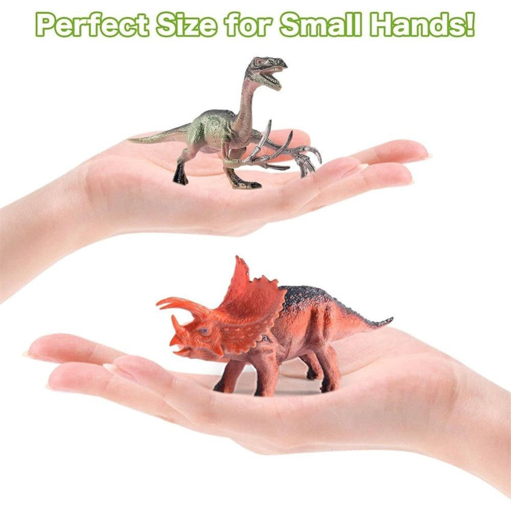 Dinosaur Toys for Kids 45PCS Realistic Dinosaurs Figures with Eggs&Trees&Fence