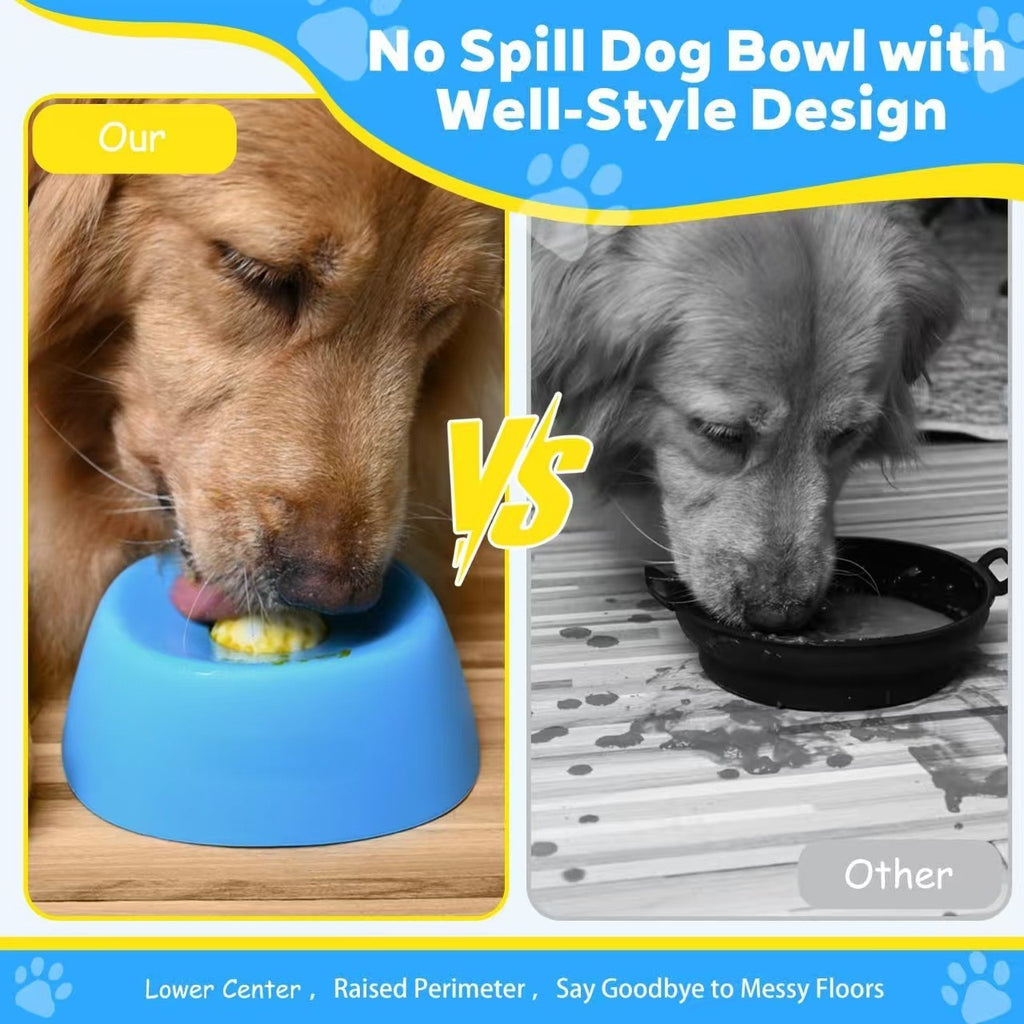 Pet Slow Feeding Lick Bowl Dog Entertainment Liquid Food Licking Play Ball Toy