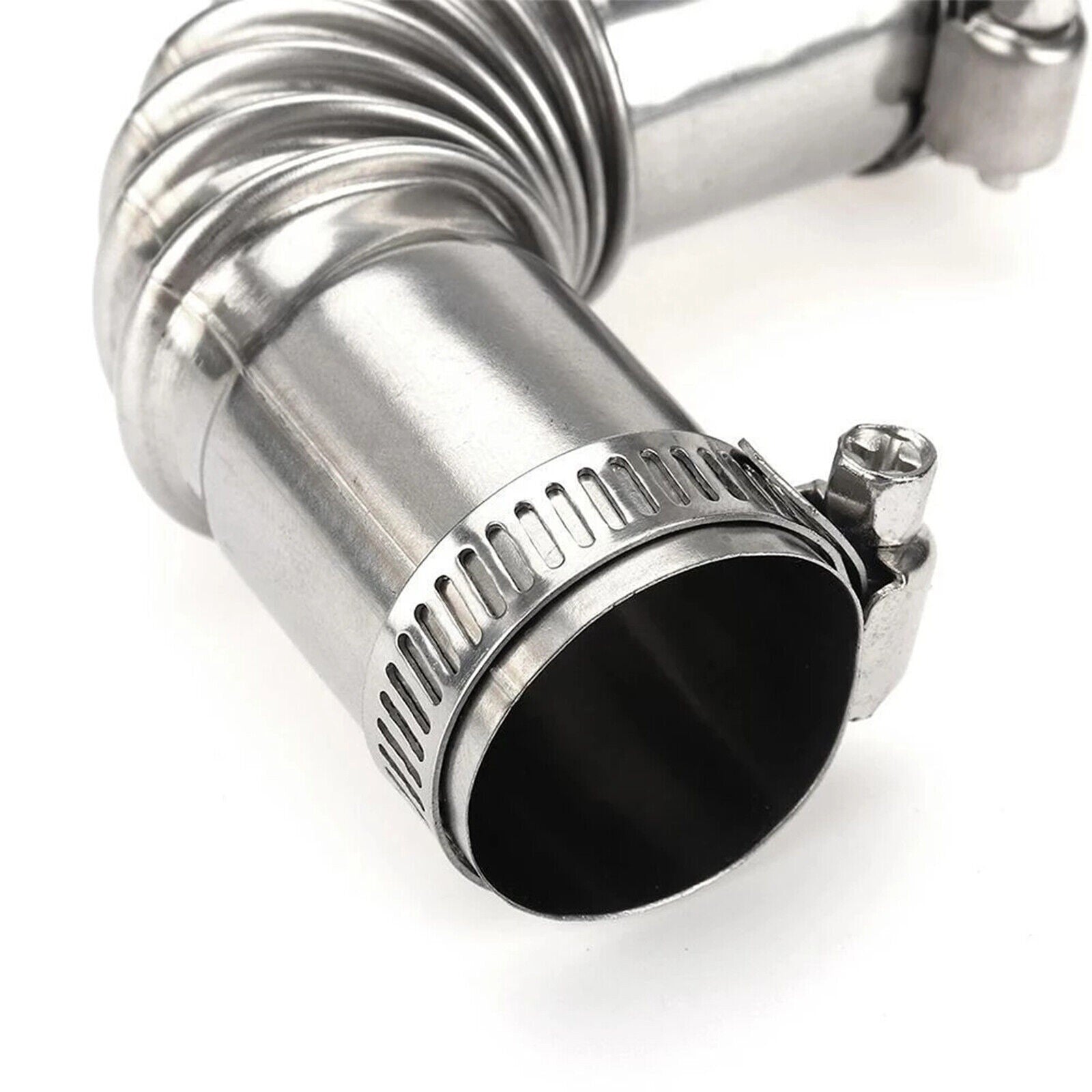 24mm Elbow Pipe Air Diesel Heater Exhaust Connector w/Clamps For Diesel Heater