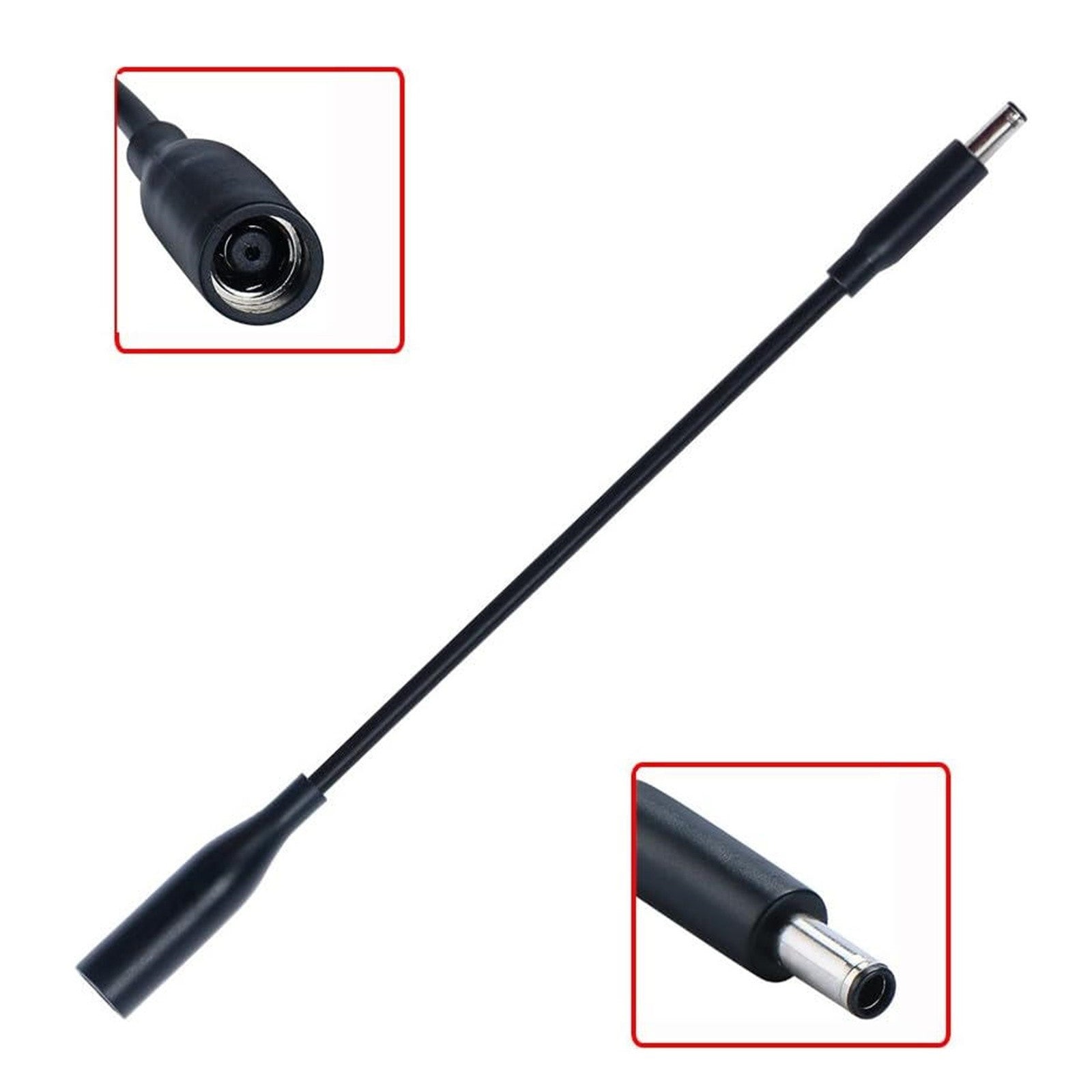 10PCS Dell Charger Adapter Cable 7.4mm Round Female To 4.5mm Male Plug New