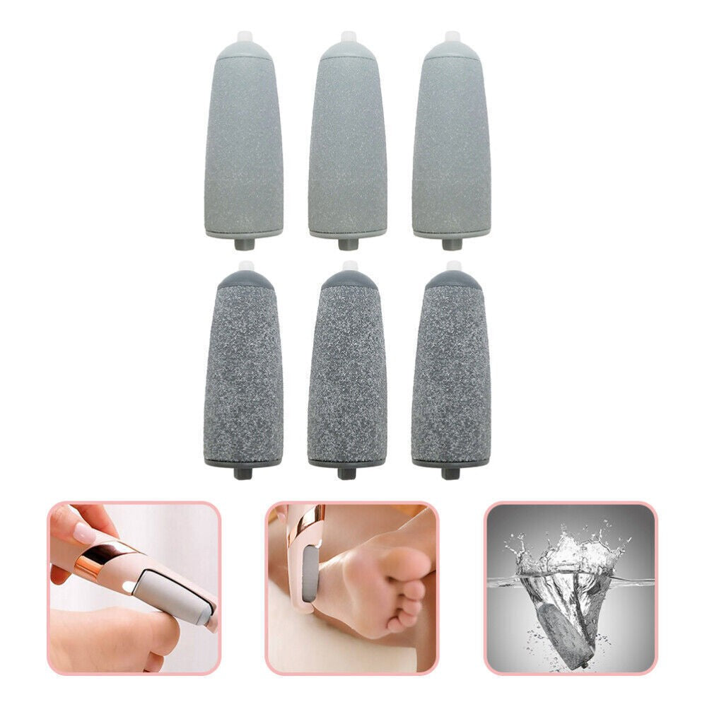 6 Pcs FOR Nu You Pedi Roller No Electric Face Foot Grinder Replacement Head