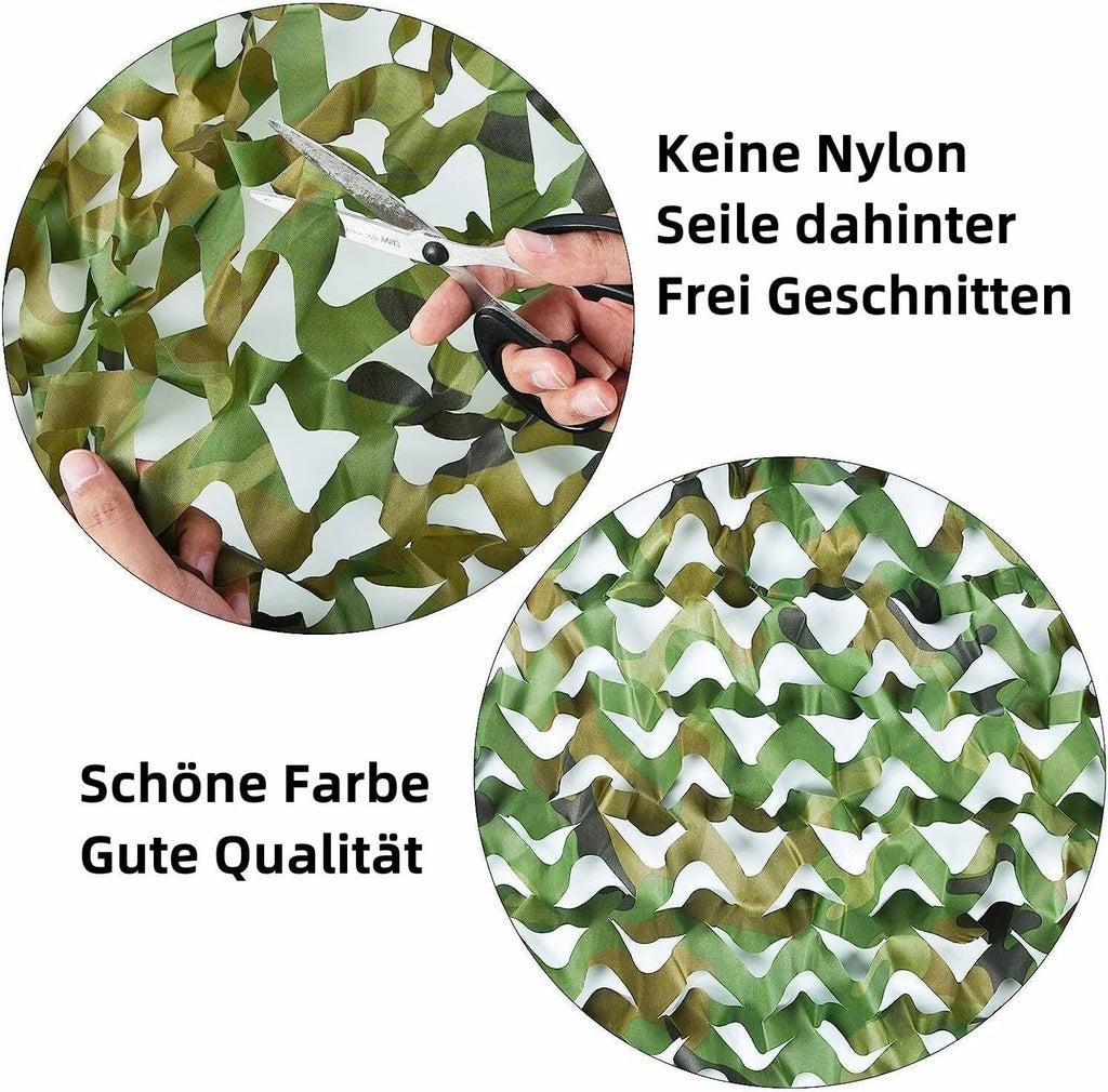 4mx6m Camo Net Hunting/Shooting Camouflage Hide Army Camping Woodland Netting UK