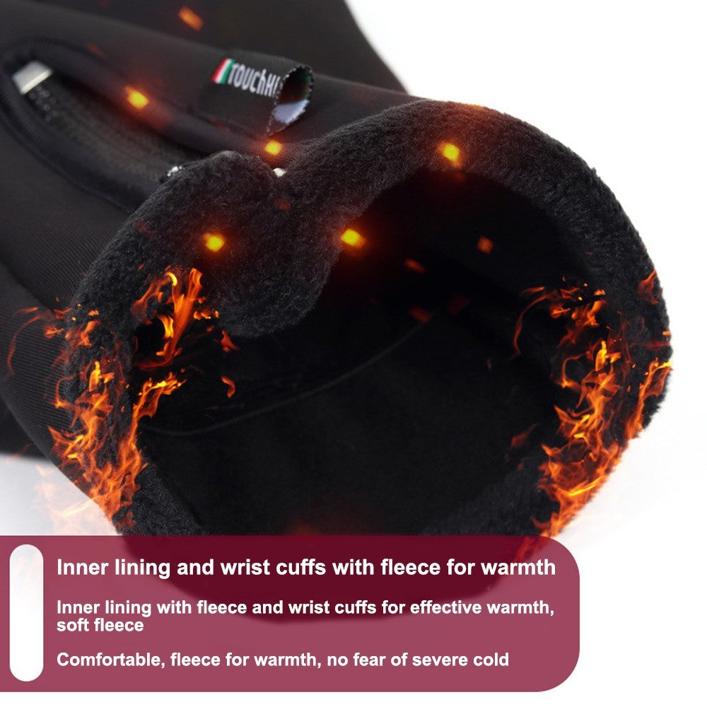 1 Pair USB Heated Gloves for Men & Women, Touchscreen Winter Warm Heated Gloves