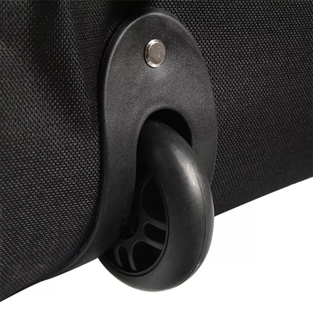 Black Padded Golf Holiday Travel Cover/Bag Case With Wheels Lightweight Holiday