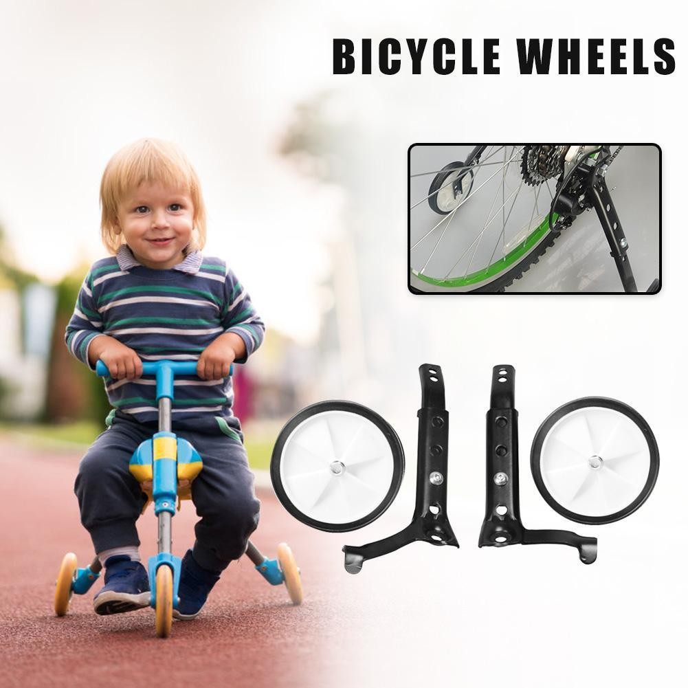 Kid Bicycle Auxiliary Training Wheels Stabilisers for 16-24 inch MTB Bike