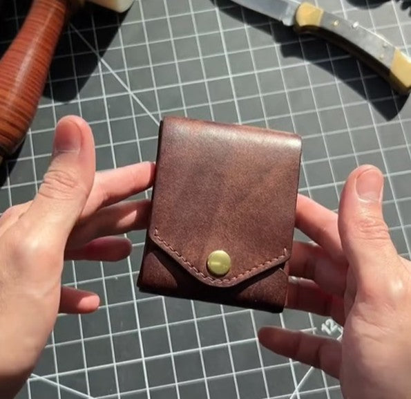 Vintage Handmade Leather Wallet,Multifunctional Handmade Leather Wallet for Men