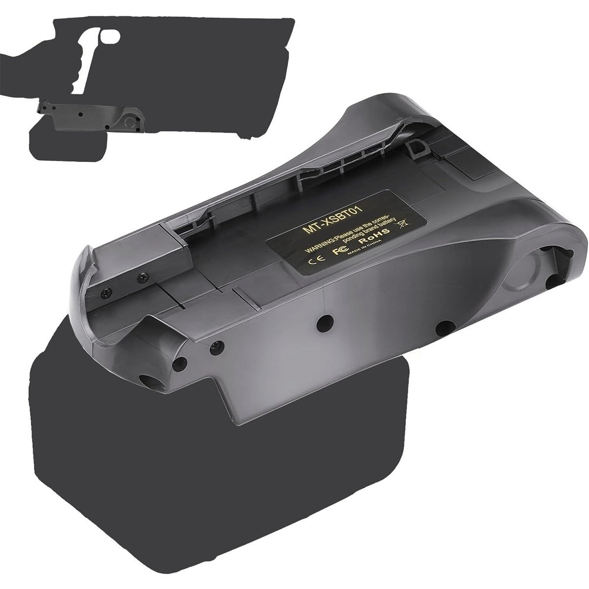 Adapter For Milwaukee 18V Battery Convert to For Shark Vacuum Battery