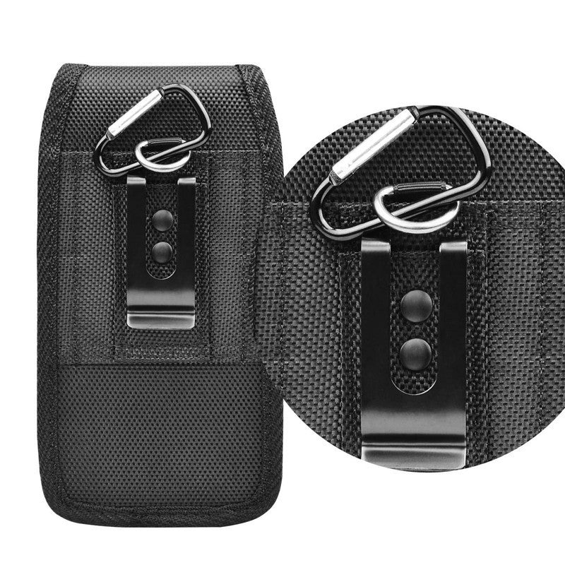 Nylon Mobile Phone Bag Belt Waist Bag Clip Pouch Case For iPhone Universal