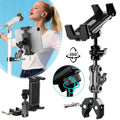 Tablet Stand iPad Holder 360° Adjustable Tablet Clamp Mount for Exercise Bike