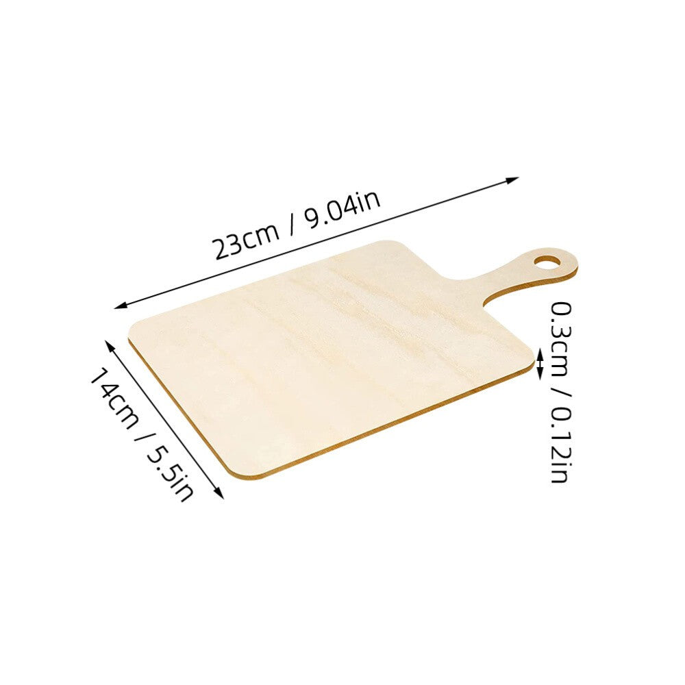 5 Pcs Mini Wooden Cutting Board Chopping Small Cheese Blank