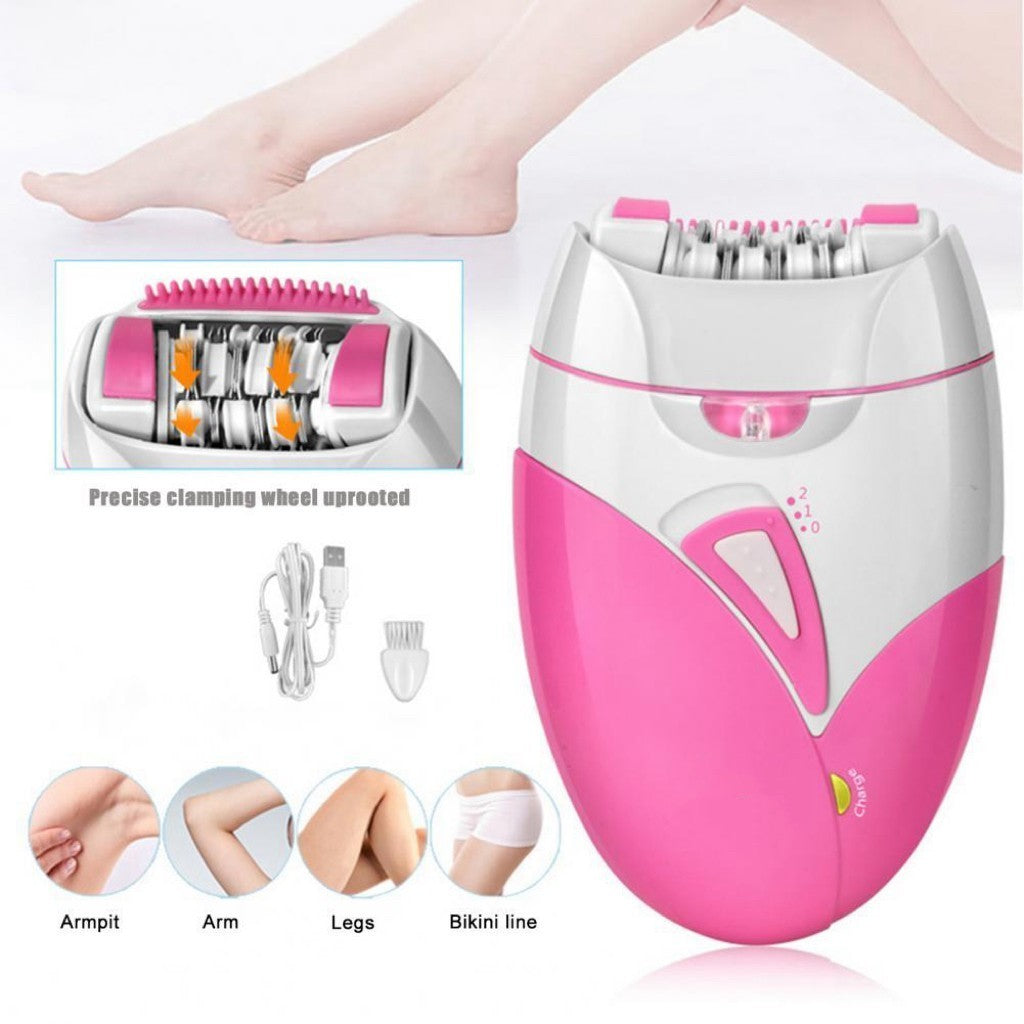 Epilator For Women Cordless Rechargeable Lady Body Facial Hair Removal Shaver UK
