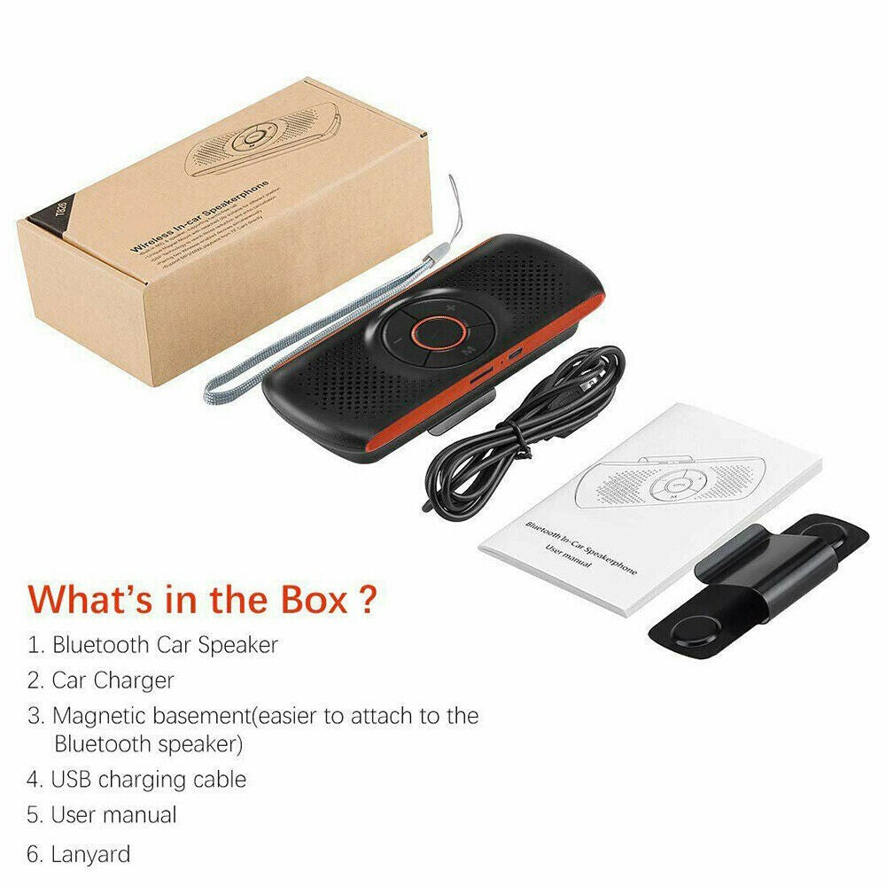 Car Bluetooth Speaker Bluetooth in Car Speakerphone for Handsfree Talking