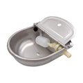 Stainless Steel Water Trough Bowl Automatic Drinking Drinker Cow Pony Goat