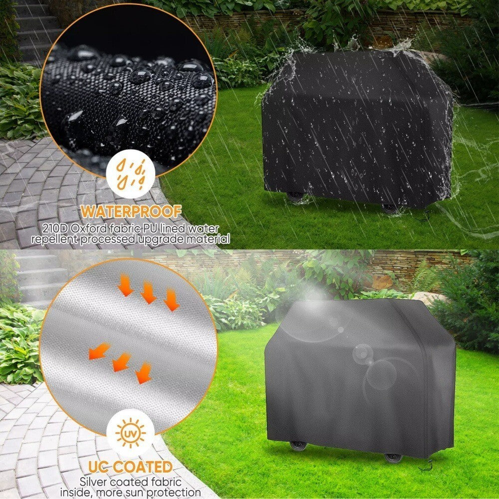 Heavy Duty BBQ Cover Waterproof Barbecue Grill Protector Outdoor Covers UK