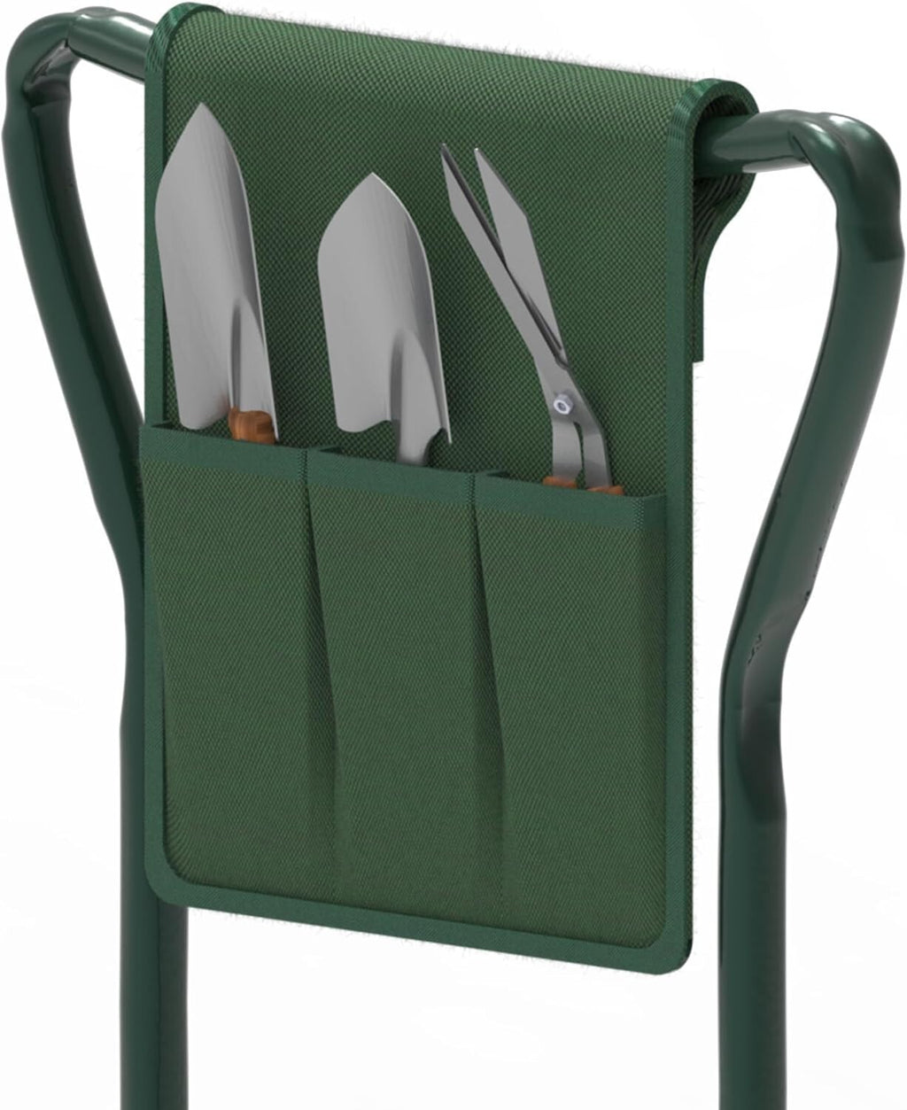 Folding 2-IN-1 Garden Kneeler, Padded Stool Seat & Tool Bag for Gardening