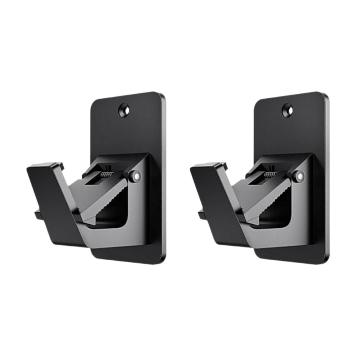 2Pcs Curtain Rod Brackets Holder Garage Living Room Bathroom Drapery