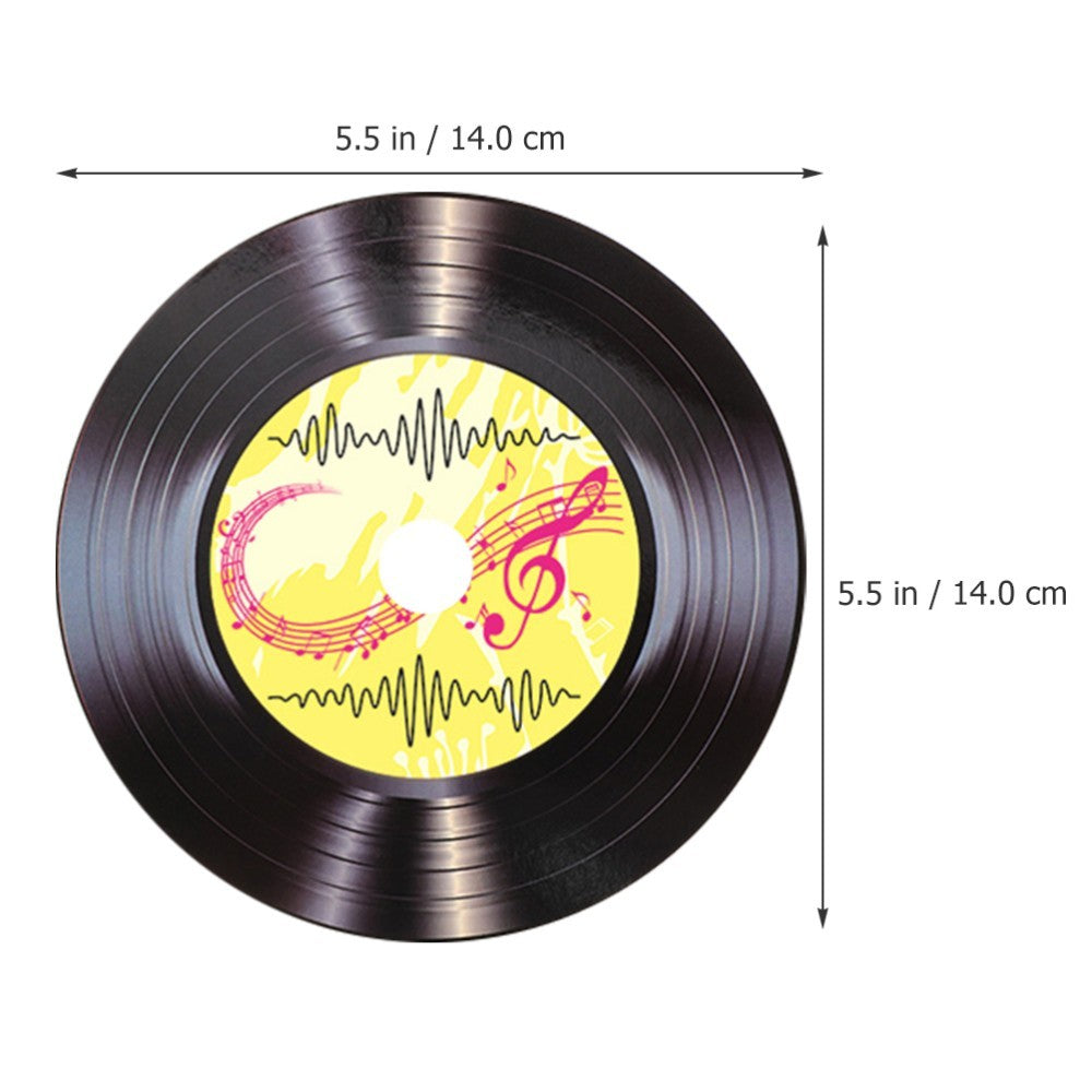 20pcs Vinyl Records Retro Style Record Wall Hanging Signs for Bar
