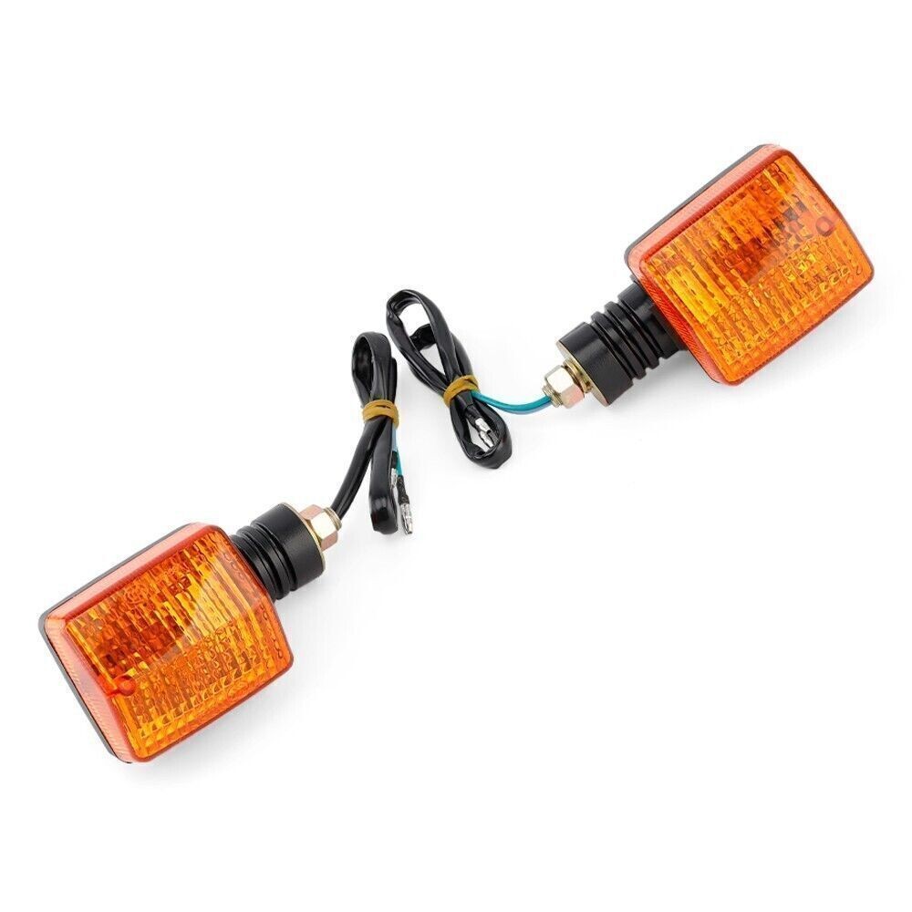 2x Motorcycle Turn Signal Light Indicators For Honda CB 125 250 500 Twin 750