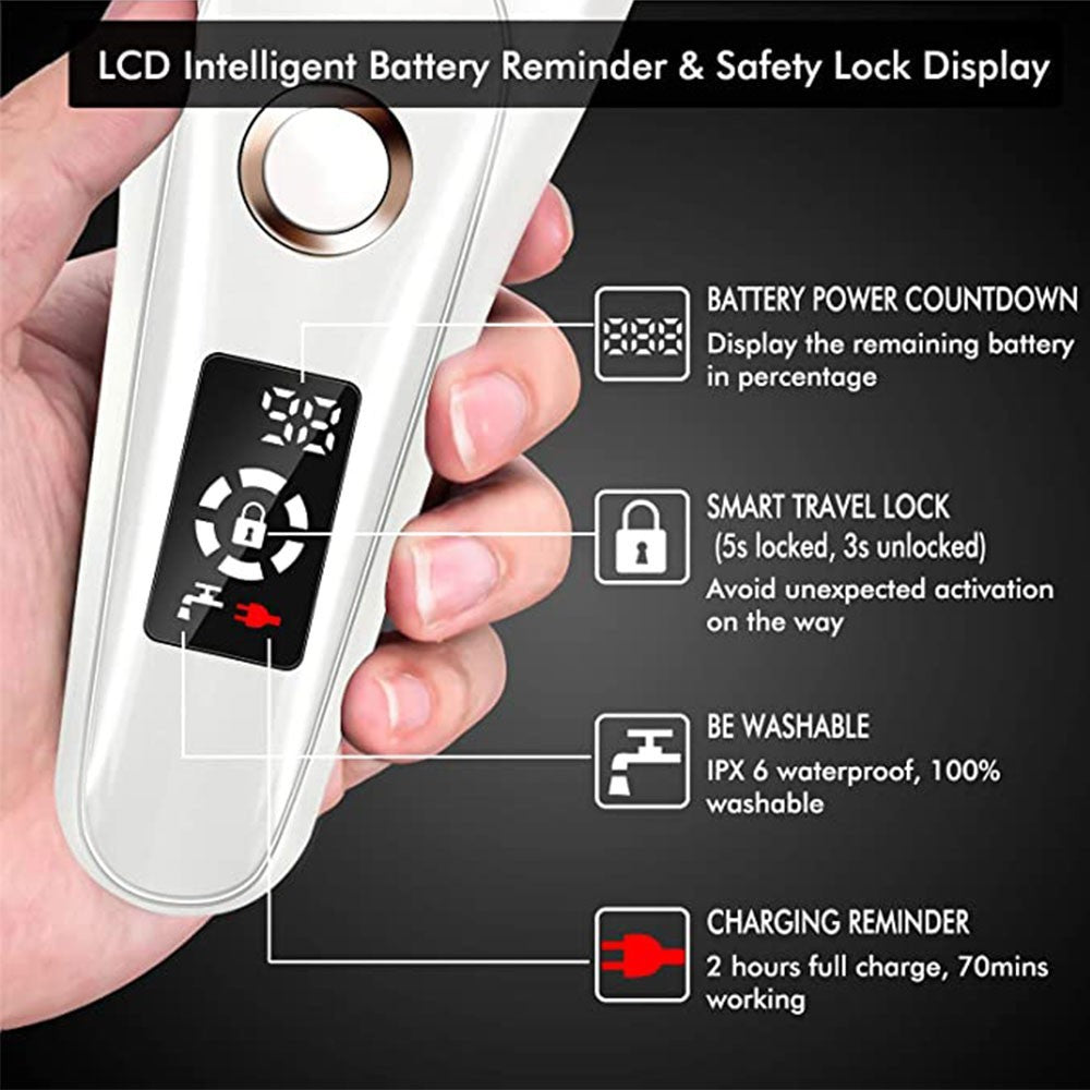 Electric Razor Shaver Women Hair Remover Wet Dry Painless Lady Body Rechargeable