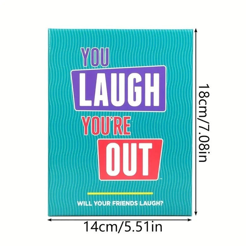 You Laugh You're Out Board Game Christmas Party Family Gathering Card Games