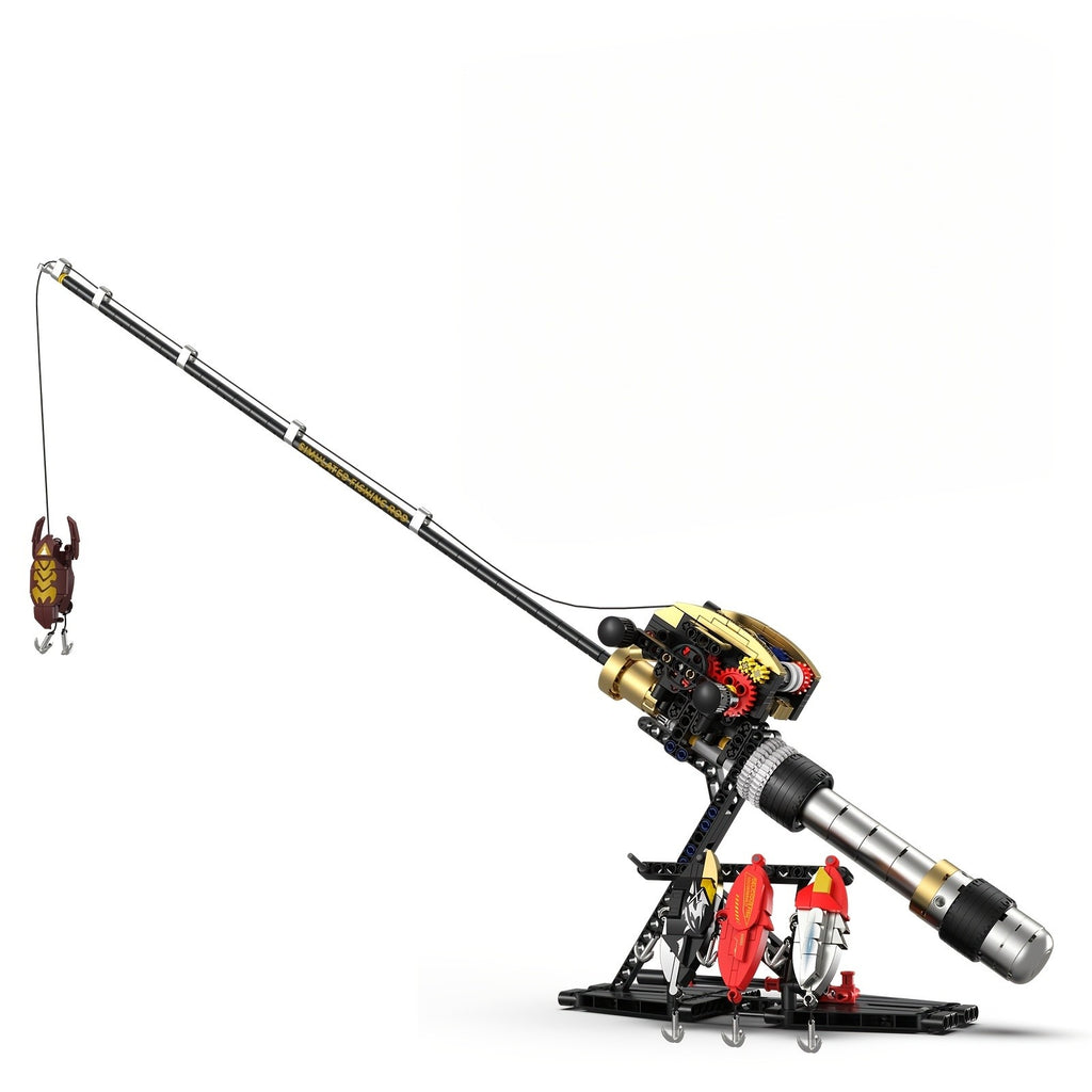 MOC Super Large Fishing Rod Building Blocks 68CM Creative Building Blocks Gift