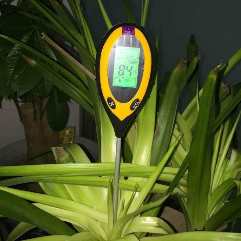 LCD Test Meter Kit ForGarden Plant Flower 4/5 in 1 Soil Ph Tester Water Moisture